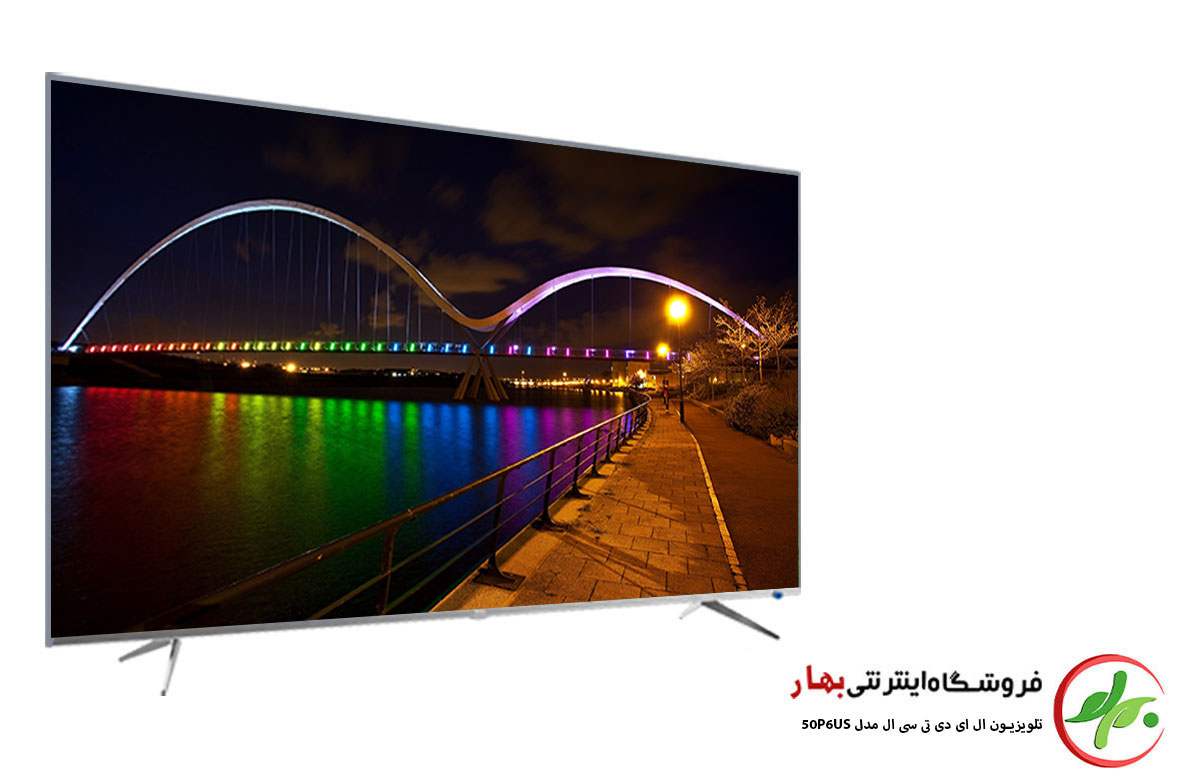 تلویزیون ال ای دی هوشمند تی سی ال مدل 50P6US کیفیت تصویر 4K