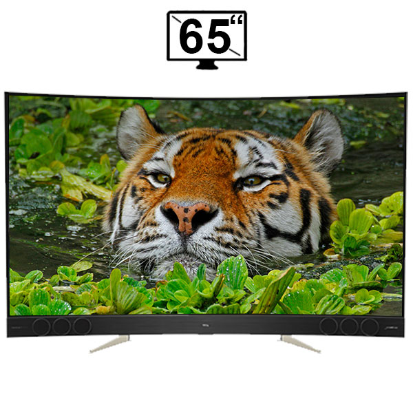 تلویزیون ال ای دی هوشمند تی سی ال مدل 65X3CUS منحنی سایز 65 اینچ کیفیت تصویر 4K