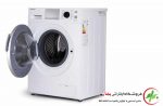 ماشین لباسشویی پاکشوما مدل WFi-84437 رنگ سفید و سیلور