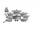 سرویس پخت و پز 17 پارچه ام جی اس مدل c آلمانی - Image 4