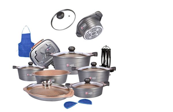 سرویس پخت و پز 25 پارچه ام جی اس مدل B کره‌ای - Image 6