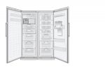 خرید یخچال-فریزر-دوقلو-سام-مدل-RR60-RZ60-داخل